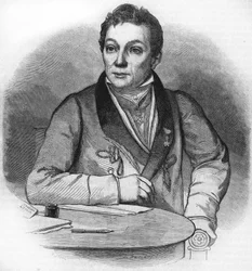 Porträtt av Alexandre Lenoir. Fransk arkeolog (1761 till 1839).