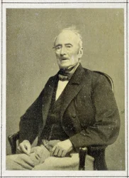 Porträtt av Alphonse de Lamartine (1790 - 1869) 1867