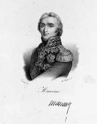 Porträtt av André Massena (1756 - 1817), marskalk av Frankrike.