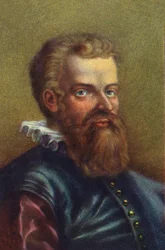 Porträtt av Andre Vesale, anatom.
