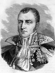 Porträtt av Anne Jean Marie René SAVARY, hertig av Rovigo (1774-1833), fransk general och politiker.