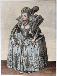 Porträtt av Anne av Danmark, drottning av England (Köpenhamn