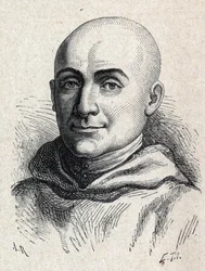 Porträtt av Antoine Christophe Gerle (1736-1801) fransk religiös.