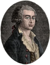 Porträtt av Antoine Joseph Gorsas (1752-1793) fransk journalist och politiker - Antoine-Joseph Gorsas