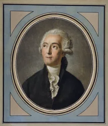 Porträtt av Antoine Laurent de Lavoisier (1743-1794), fransk kemist.