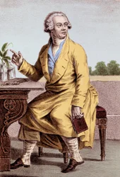 Porträtt av Antoine Laurent de Lavoisier (1743-1794), fransk kemist.