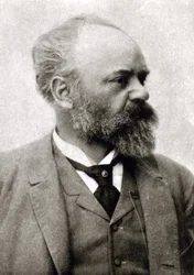 Porträtt av Anton (Antonin) Dvorak (1841 - 1904), tjeckisk kompositör.