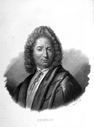 Porträtt av Arcangelo Corelli (1653 - 1713)