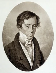 Porträtt av Augustin Fresnel (1788-1827), fransk fysiker.