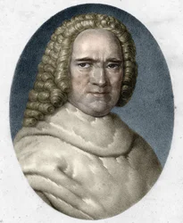 Porträtt av Bernard de Jussieu (1699-1777), fransk botaniker.