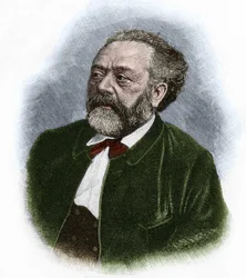 Porträtt av Berthold Auerbach (1812-1882), tysk författare.
