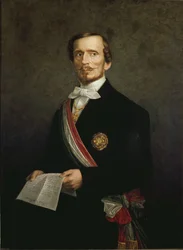 Porträtt av Bettino Ricasoli