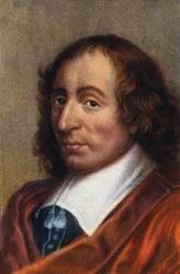 Porträtt av Blaise Pascal, fransk fysiker, matematiker och författare.