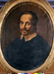 Porträtt av Bonifazio Graziani (1604 / 1605-1664), italiensk kompositör.