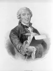 Porträtt av Buffon (1707 - 1788), fransk naturforskare och författare.