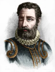 Porträtt av Camoens Luis Vaz de Camoens, portugisisk poet (1525-1580).