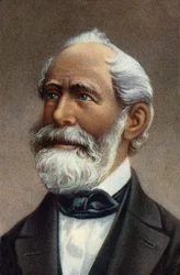Porträtt av Carl Zeiss, tysk vetenskapsman