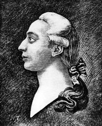 Porträtt av Casanova. 1800-talsgravyr.