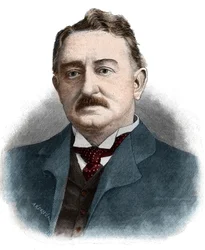 Porträtt av Cecil John Rhodes (1853-1902), brittisk affärsman och kolonialadministratör.