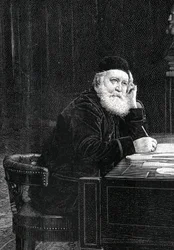 Porträtt av Charles Gounod (1818-1893), fransk kompositör.