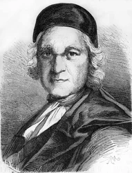 Porträtt av Charles de Marguetel de Saint-Denis de Saint-Evremond (1613-1703), fransk författare.
