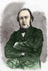Porträtt av Claude Bernard (1813 - 1878), fransk fysiolog.