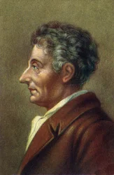 Porträtt av greve Joseph Louis de Lagrange fransk matematiker.