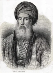 Porträtt av David Sassoon 1792-1865
