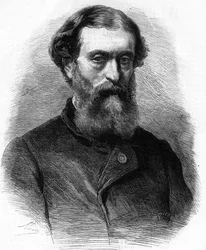 Porträtt av Don Eugenio de Ochoa (1833-1889) spansk man av bokstav och politiker.
