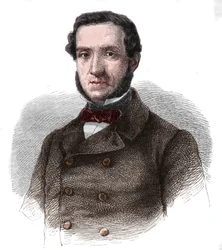 Porträtt av Edouard Drouyn de Lhuys (1805-1881), fransk diplomat och politiker