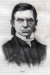 Porträtt av Emile Littré (1801 - 1881)
