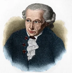 Porträtt av Emmanuel Kant (Immanuel Kant