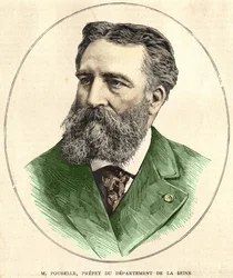 Porträtt av Eugene Rene Poubelle (1831 - 1907), fransk tjänsteman och prefekt för Seine. Coll. Bianchetti.