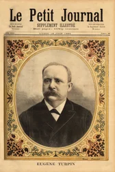 Porträtt av Eugene Turpin (1848-1927), kemist specialiserad på sprängämnen