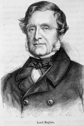 Porträtt av Fitz Roy James Henry Somerset, förste baron Raglan (Lord Raglan