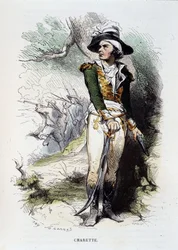 Porträtt av Francois-Athanase av Charette de la Contrie (Francois Athanase