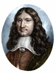 Porträtt av Francois Eudes de Mezeray (1610-1683), fransk historiker.