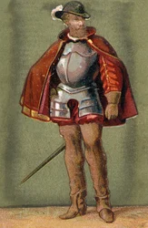 Porträtt av Francois I av Lorraine (1519-1563), hertig av Guise och hertig av Aumale, även av Frankrike.