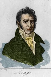 Porträtt av Francois Arago. (1786-1853)