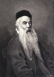 Porträtt av François Rude (1784 - 1855) fransk skulptör.