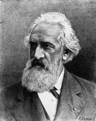 Porträtt av Friedrich von Flotow (1812-1883) tysk kompositör.