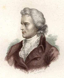 Porträtt av Friedrich von Schiller (1759 - 1805)