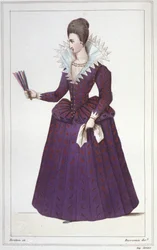 Porträtt av Gabrielle d