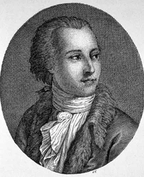 Porträtt av Gaetano Filangieri (1752 - 1788), italiensk filosof och advokat
