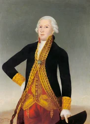 Porträtt av Gaspard-Melchor de Jovellanos eller Gaspard Melchor Jove Llanos (1744-1814), spansk magistrat