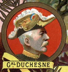 Porträtt av general Jacques Charles Rene Achille DUCHESNE (1837-1918).