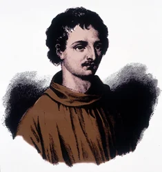 Porträtt av Giordano Bruno (1548 - 1600)