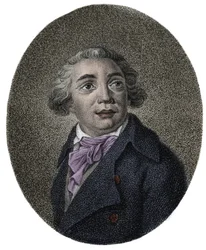 Porträtt av Giovanni Paisiello (1740 - 1816) italiensk kompositör