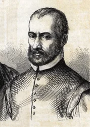Porträtt av Giovanni Pierluigi da Palestrina (1525 - 1594), italiensk kompositör.