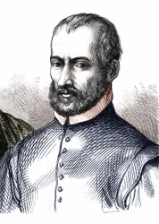 Porträtt av Giovanni Pierluigi da Palestrina (1525 - 1594), italiensk kompositör